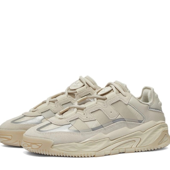 adidas Shoes - Adidas Cream Sneakers Retro-Inspired Chunky Sole